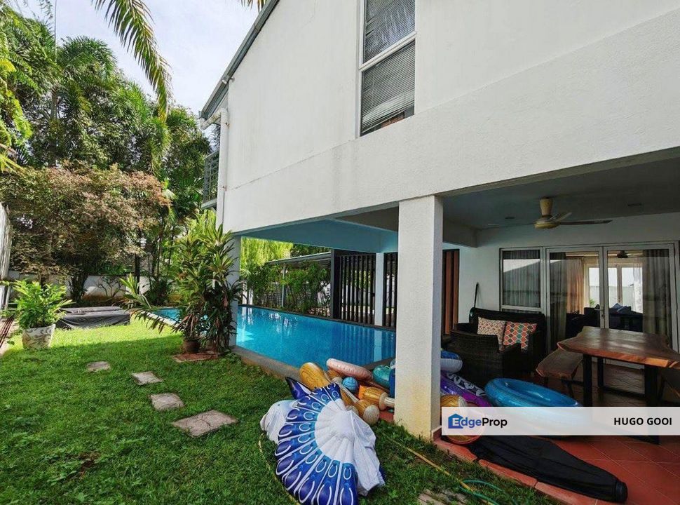 Modern Design Bungalow with Private Pool/Garden, Ample Parking, Prestige and Artistic Design, Kuala Lumpur, Bangsar