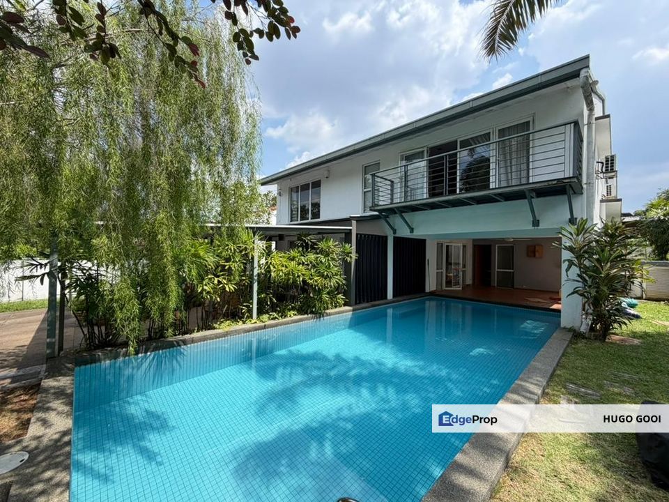 Modern Design Bungalow with Private Pool/Garden, Ample Parking, Prestige and Artistic Design, Kuala Lumpur, Bangsar