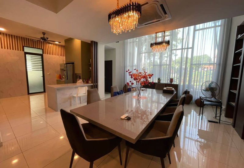 [Freehold, Corner Unit & Fully ID Design] 2.5 Storey Terrace Superlink, Lagenda, Bukit Jelutong, Shah Alam