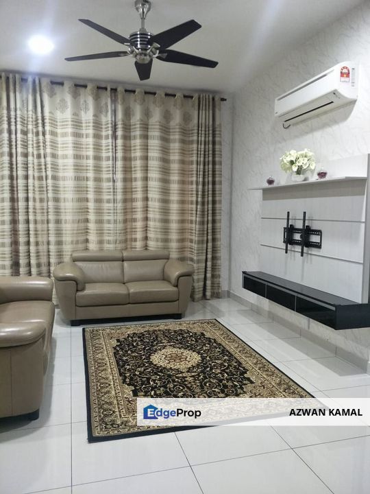 [Freehold, Facing Open & Fully Furnished] Double Storey Terrace, Zircona @ Alam Impian, Selangor, 
