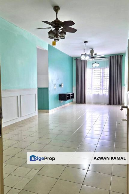Pangsapuri Akasia Setia Alam Shah Alam | Ground Floor 820sqft 3 Bedrooms | RM320k - Partial Furnished , Selangor, Setia Alam/Alam Nusantara