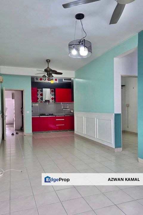 Pangsapuri Akasia Setia Alam Shah Alam | Ground Floor 820sqft 3 Bedrooms | RM320k - Partial Furnished , Selangor, Setia Alam/Alam Nusantara