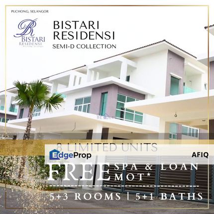 READY HOUSE 🏡FREE GIFT SPECIALS🔥MODERN DESIGN❗️BISTARI RESIDENSI KG SRI AMAN, PUCHONG, Selangor, Puchong