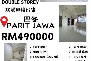 Parit Jawa, Muar 2 storey house for sale