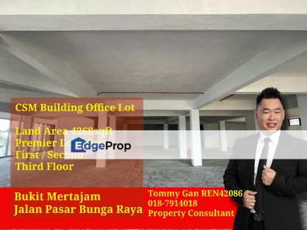 Jalan Pasar Bunga Raya @ Bukit Mertajam Commercial Lot Facing Mainroad 4268sqft For Rent, Penang, Bukit Mertajam