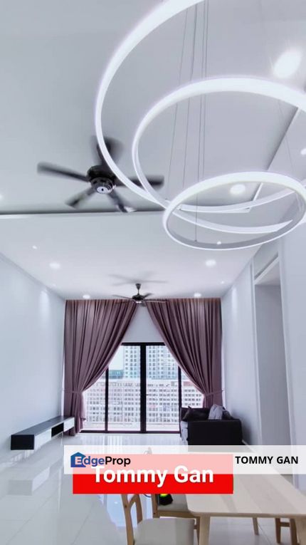 Vertu Resort Ikea @ Fully Furnished 3r2b Freehold 1070sqft Best Unit, Penang, Batu Kawan