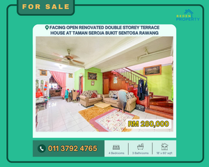 Facing Open Renovated Nice Double Storey House at Taman Bukit Sentosa ...