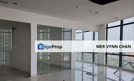 Bright White Fitted Office Near Lrt @Menara UOA Bangsar, Kuala Lumpur, Bangsar