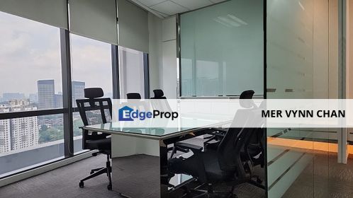 Modern Serene Nice Fully Fitted Office w/Excellent View @UOA Bangsar, Kuala Lumpur, Bangsar