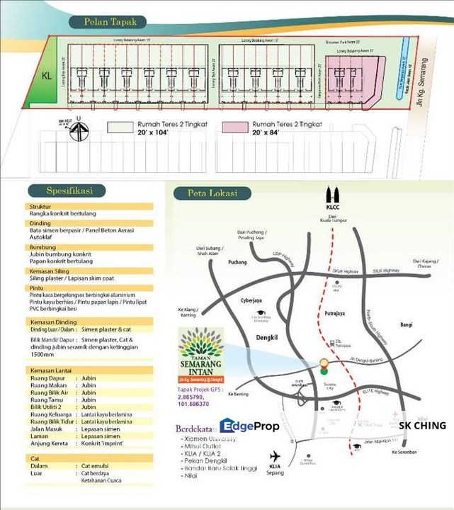 New landed project in Putrajaya South (RM 575,856K only), Selangor, Dengkil