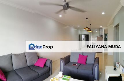 For Sale End Lot Partially Furnished 228 Selayang Condominium, Selangor, Selayang