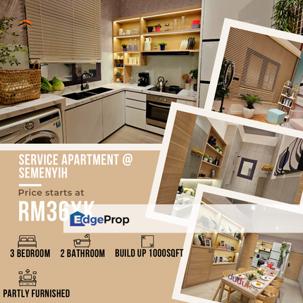 Freehold Service Apartment @ Semenyih Selangor, Selangor, Semenyih