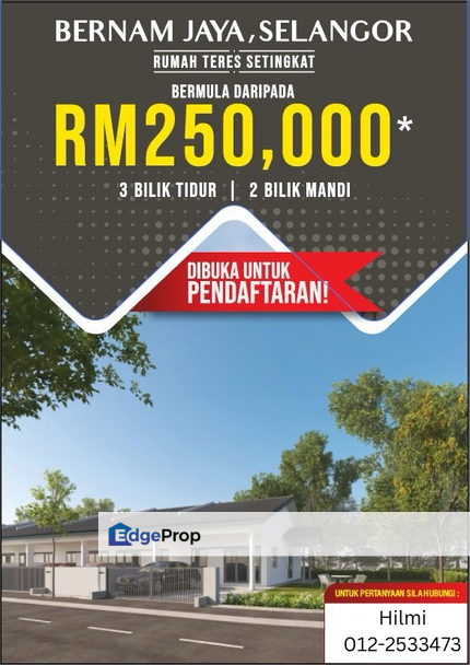 Rumah Selangorku @ Bernam Jaya Selangor, Selangor, Kerling