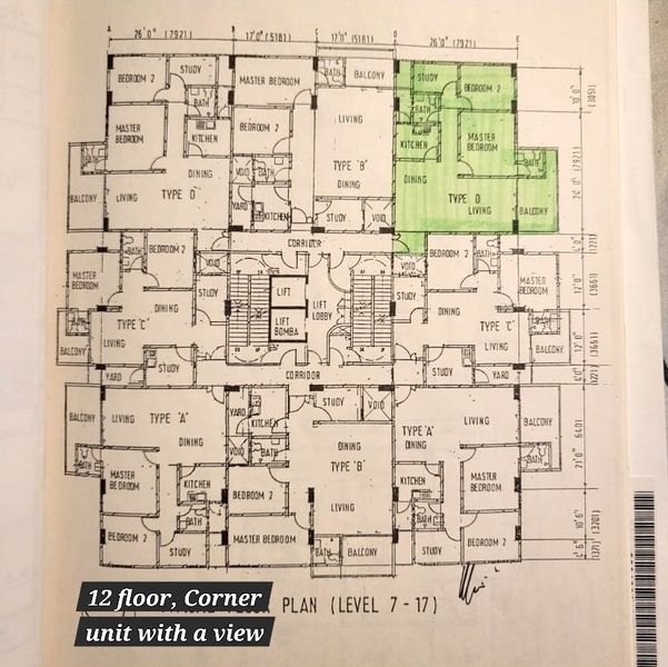 Menara Puteri Condominium Bangsar KL for sale, Kuala Lumpur, Brickfields