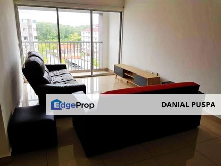 [FREEHOLD], PARTIALLY FURNISHED, KIARA COURT Apartment (Balcony), Nilai, For Sale, Negeri Sembilan, Nilai