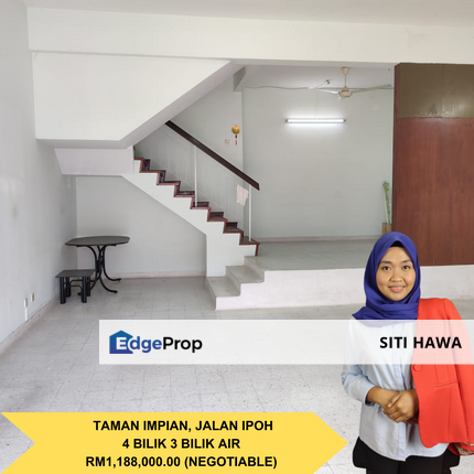 Rumah cantik + Freehold+ Negotiable @ Taman Impian, Jalan Ipoh, Kuala Lumpur, Kuala Lumpur, Jalan Ipoh