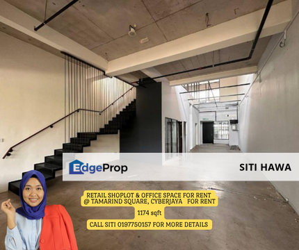 Shoplot Retail and Office Space For Rent at Tamarind Square Cyberjaya, Selangor, Cyberjaya