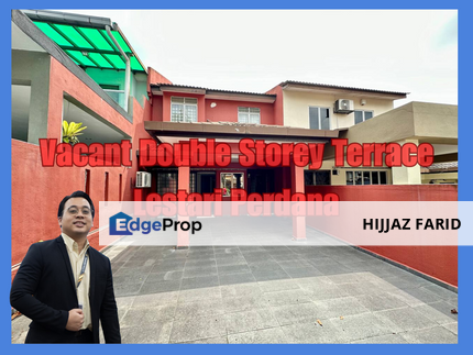 Vacant, Gated Guarded Double Storey Terrace at Lestari Perdana , Seri Kembangan , Selangor, Seri Kembangan