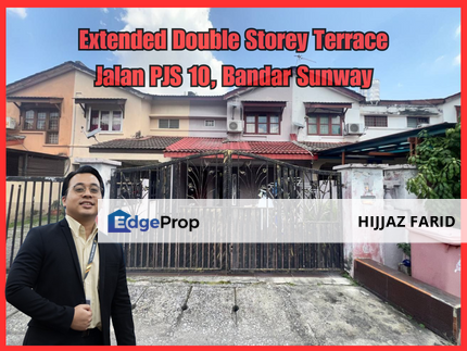 Extended Double Storey Terrace at PJS 10, Taman Sri Subang , Bandar Sunway, Selangor, Bandar Sunway