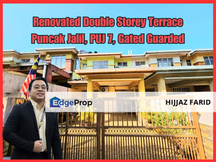 Renovated Double Storey Terrace, Taman Puncak Jalil 7, Selangor, Puncak Jalil