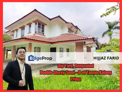 Big Backyard , Renovated 2 Storey Semi- D at Taman Kajang Prima , Kajang, Selangor, Kajang