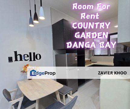 Room rental Country Garden Danga Bay , Johor, Johor Bahru