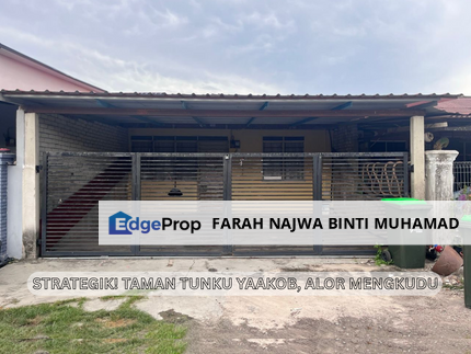 HOT🔥 Teres Setingkat Taman Tunku Yaakob Alor Mengkudu Alor Setar, Kedah, Kota Setar