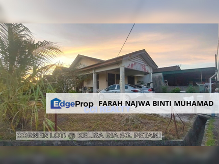 CORNER LOT🔥 Teres Setingkat Taman Kelisa Ria Sungai Petani, Kedah, Kuala Muda