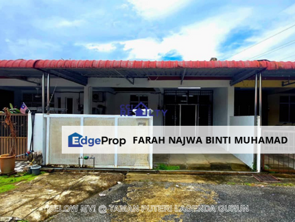BERBALOI❗️Single Sotey Terrace Taman Puteri Lagenda Gurun, Kedah, Kuala Muda