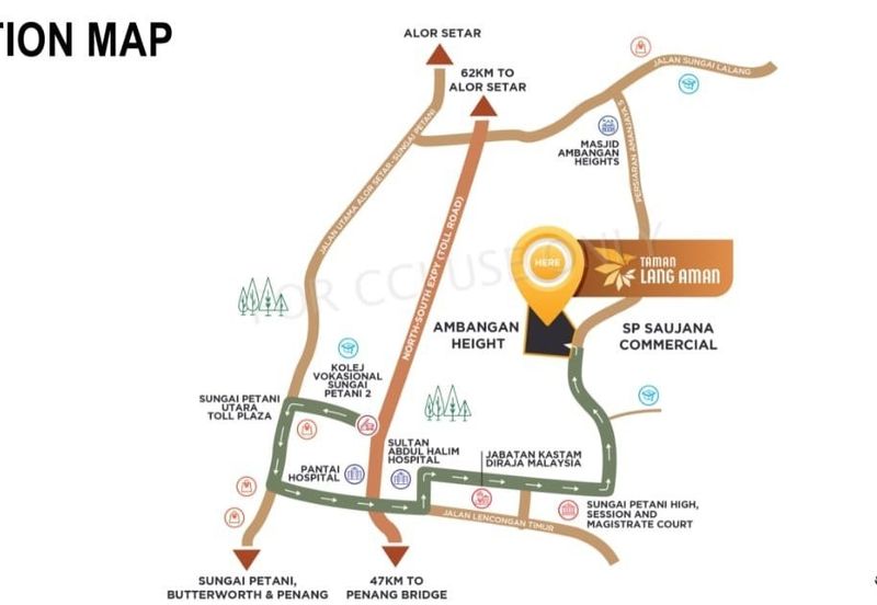 PERUMAHAN BARU🔥Double Storey Taman Lang Aman Fasa1 Sungai Petani