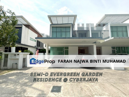  2 STOREY SEMI-D EVERGREEN GARDEN RESIDENCE @ CYBERJAYA, Selangor, Cyberjaya