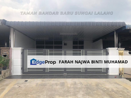 [FULLY RENOVATED] Rumah Teres Setingkat Taman Bandar Baru Sungai Lalang, Kedah, Kuala Muda