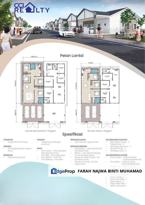 PERUMAHAN BARU❗️ Single Storey Terrace @ Taman Gemilang 2 Pendang, Kedah, Pendang