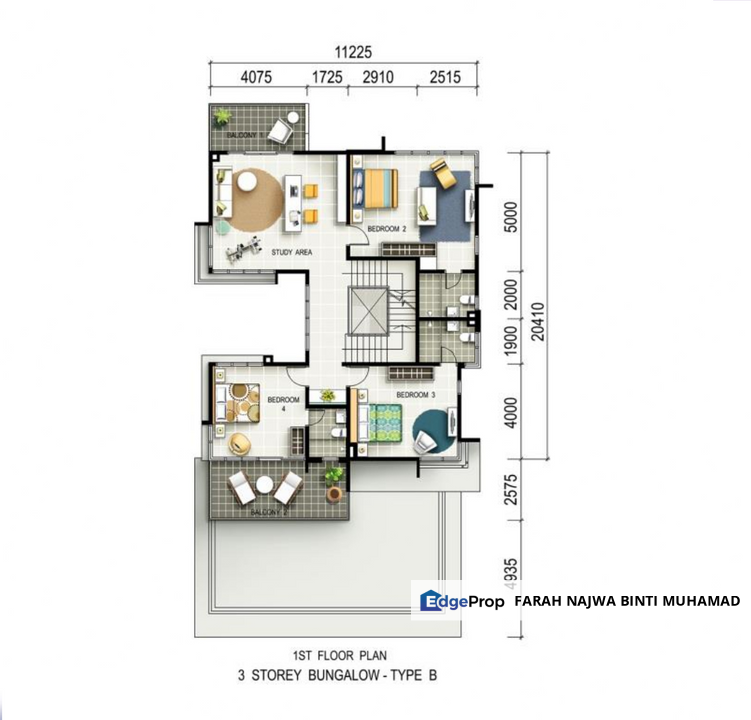 EXCLUSIVE🔥 3 Storey Bungalow @ Crescent Dew Lakehomes Bertam Penang, Penang, Kepala Batas