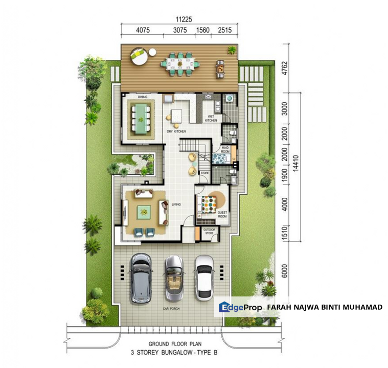 EXCLUSIVE🔥 3 Storey Bungalow @ Crescent Dew Lakehomes Bertam Penang, Penang, Kepala Batas