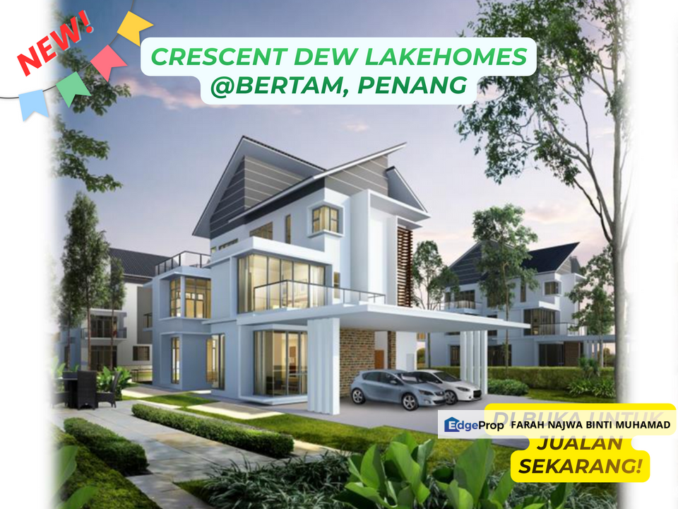 EXCLUSIVE🔥 3 Storey Bungalow @ Crescent Dew Lakehomes Bertam Penang, Penang, Kepala Batas