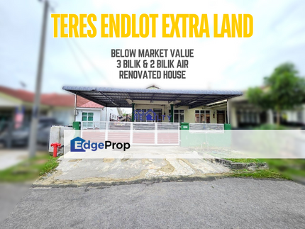 ENDLOT EXTRA TANAH🔥Rumah Teres 1 Tingkat Amanjaya Zon Kemboja Sg. Petani, Kedah, Kuala Muda
