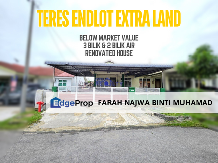 ENDLOT EXTRA TANAH🔥Rumah Teres 1 Tingkat Amanjaya Zon Kemboja Sg. Petani, Kedah, Kuala Muda