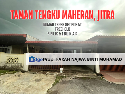 STRATEGIK💥 Rumah Teres Setingkat Taman Tengku Maheran, Jitra, Kedah, Jitra