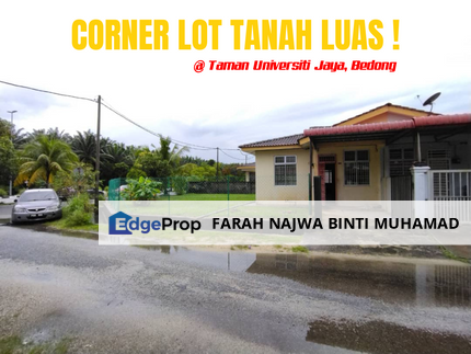 CORNER TANAH LUAS❗ Taman Universiti Jaya, Bedong Kedah (Teres Setingkat), Kedah, Kuala Muda