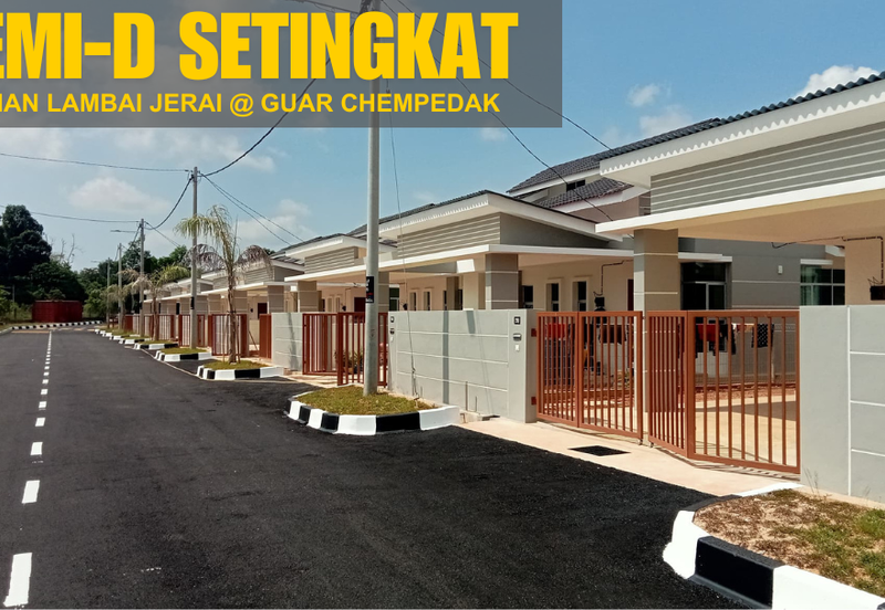 BARU🔥Taman Lambaian Jerai @ Guar Chempedak, Gurun (Rumah Semi-D Setingkat)