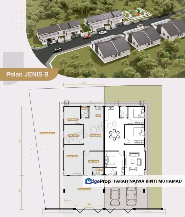 PERUMAHAN BARU❗️ Semi D 1 Tingkat Taman Jati, Jalan Datuk Kumbar Alor Setar , Kedah, Kota Setar