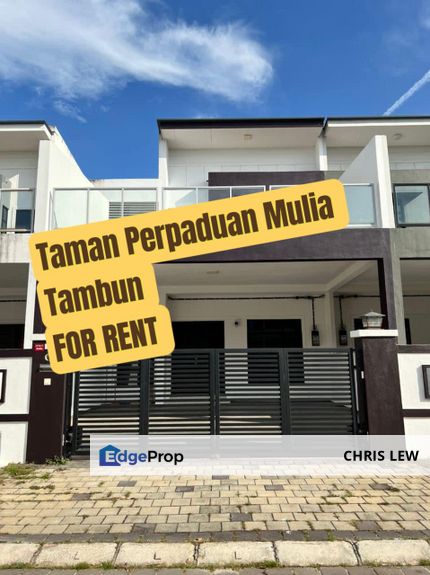 Tmn Perpaduan Mulia Tambun Double Storey FOR RENT , Perak, Kinta