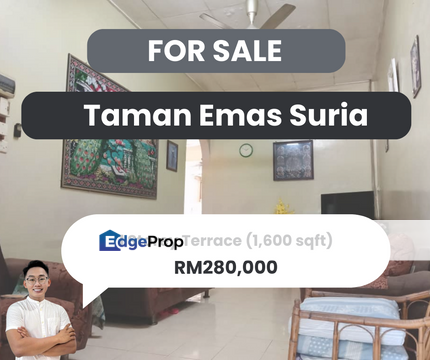 [𝗛𝗼𝘂𝘀𝗲 𝗙𝗼𝗿 𝗦𝗮𝗹𝗲] 📍𝗧𝗮𝗺𝗮𝗻 𝗘𝗺𝗮𝘀 𝗦𝘂𝗿𝗶𝗮, Kedah, Kuala Muda