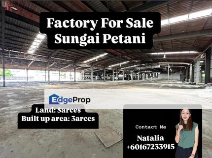 Factory/Warehouse Sungai Petani for Sale, Kedah, Sungai Petani