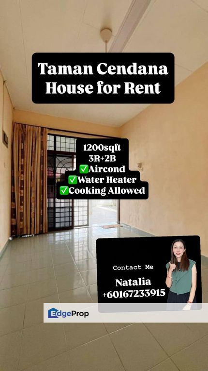 Taman Cendana,(Taman Keladi) House for Rent, Kedah, Sungai Petani