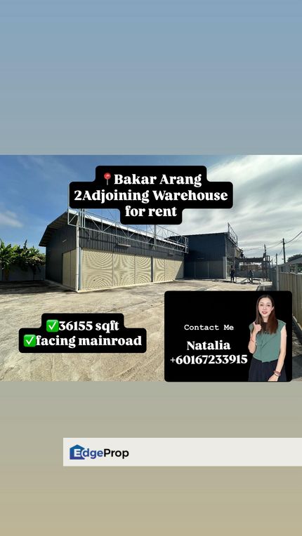Jalan Bakar Arang Sungai Petani  Warehouse for Rent, Kedah, Sungai Petani
