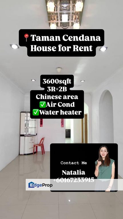  Taman Cendana, Sungai Petani  1 Storey Semi D House For Rent , Kedah, Sungai Petani