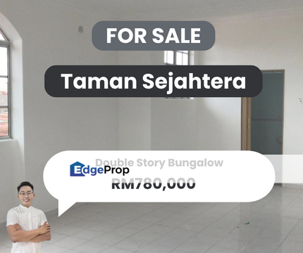 Double Story Bungalow For Sale - Taman Sejahtera, Kedah, Sungai Petani