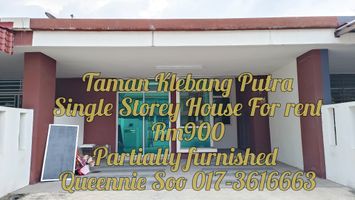 Chemor Klebang Single Storey house for Rent for Rental @RM900 By ...